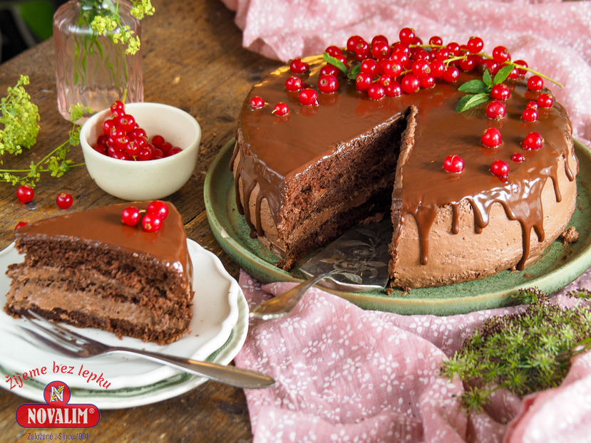 kakaová torta bez lepku